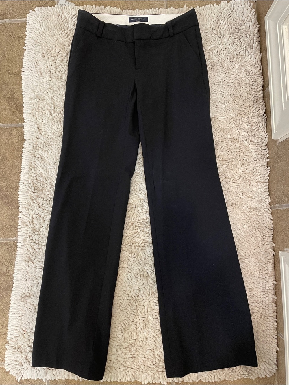 Banana Republic Black Women's Dress Trousers - Straight Leg